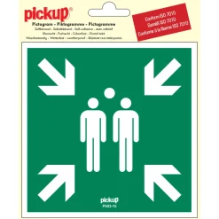 Signalisation-Pickup Pictogramme point de rassemblage 15 x 15 cm