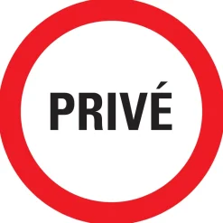 Signalisation-Pickup Pictogramme privé Ø 18 cm