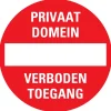 Signalisation-Pickup Pictogramme privaat domein Ø 18 cm