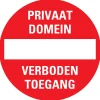 Signalisation-Pickup Pictogramme privaat domein Ø 30 cm