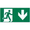 Signalisation-Pickup Pictogramme sortie / en bas 15 x 30 cm