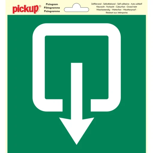 Signalisation-Pickup Pictogramme sortie 20 x 20 cm