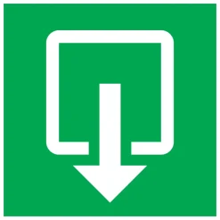 Signalisation-Pickup Pictogramme sortie 20 x 20 cm