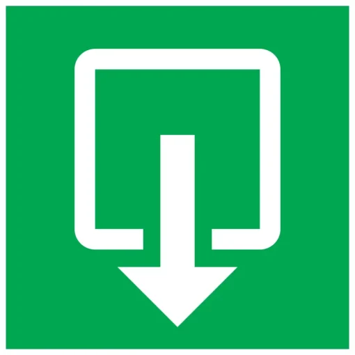 Signalisation-Pickup Pictogramme sortie 20 x 20 cm