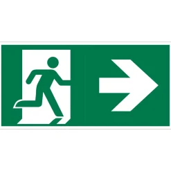 Signalisation-Pickup Pictogramme sortie en droite 15 x 30 cm