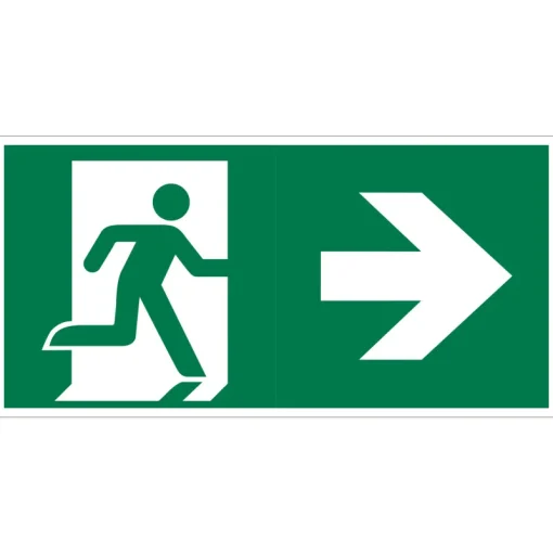 Signalisation-Pickup Pictogramme sortie en droite 15 x 30 cm