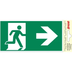 Signalisation-Pickup Pictogramme sortie secours droite 10 x 20 cm