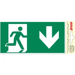 Signalisation-Pickup Pictogramme sortie secours bas 10 x 20 cm