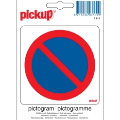 Signalisation-Pickup Pictogramme stationnement interdit 10 x 10 cm