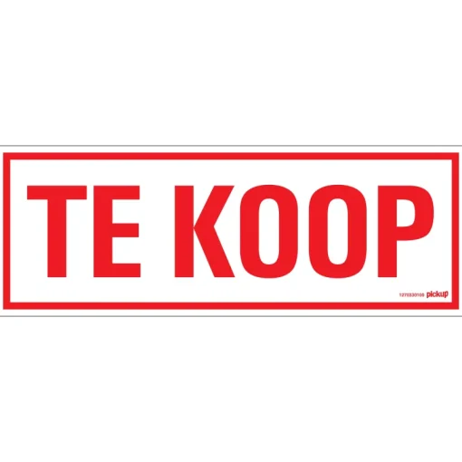 Signalisation-Pickup Pictogramme te koop 33 x 12 cm