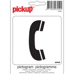 Signalisation-Pickup Pictogramme téléphone 10 x 10 cm