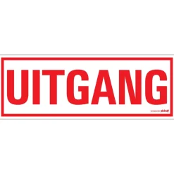 Signalisation-Pickup Pictogramme uitgang 33 x 12 cm
