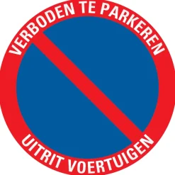 Signalisation-Pickup Pictogramme uitrit voertuigen Ø 18 cm