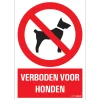Signalisation-Pickup Pictogramme verboden voor honden 23 x 33 cm