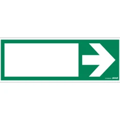 Signalisation-Pickup Pictogramme vert avec flèche 33 x 12 cm