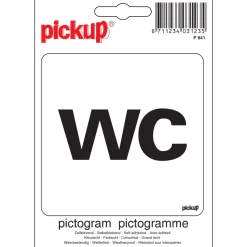 Signalisation-Pickup Pictogramme wc 10 x 10 cm