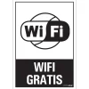 Signalisation-Pickup Pictogramme wifi gratis 23 x 33 cm