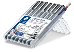 Marqueurs-Staedtler Pigment fineliner 4 + 2 gratuit