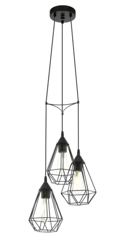 Suspension-Eglo Plafonnier / 3 E 27 tarbes 94191