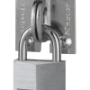 Serrures-Masterlock Plaque oeuil rectangle avec cadenas 40 mm
