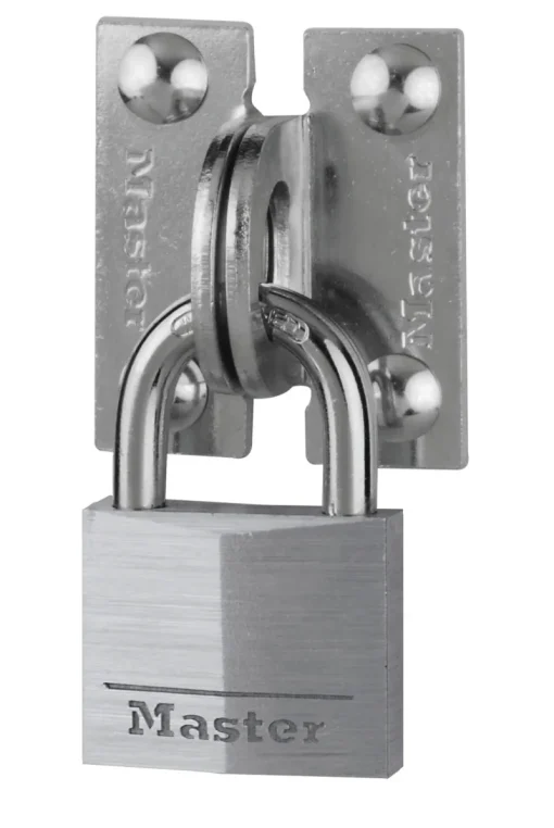 Serrures-Masterlock Plaque oeuil rectangle avec cadenas 40 mm