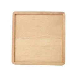 Décoration De Table | Décoration De Table-DDD Plateau bois carré S 20x20x2cm