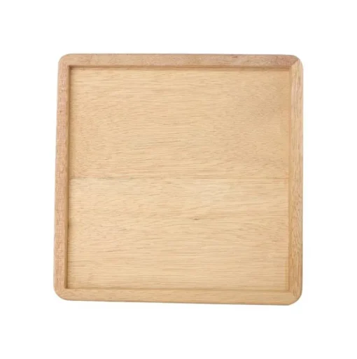 Décoration De Table | Décoration De Table-DDD Plateau bois carré S 20x20x2cm