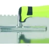 Outils De Maçonnerie-AVR Platresse inoxydable modèle dente avec poignée neoprene 280 x 130 mm