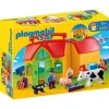Jeux De Construction-Playmobil 1.2.3 Ferme Transportable - 6962