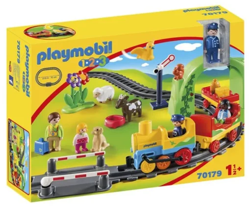 Jeux De Construction-Playmobil 1.2.3 Train Passagers + Circ - 70179