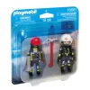 Jeux De Construction-Playmobil City Action Duopack Pompier Secourist - 70081