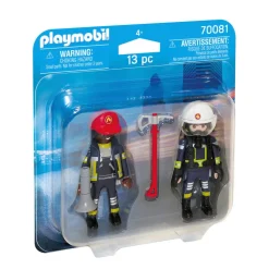 Jeux De Construction-Playmobil City Action Duopack Pompier Secourist - 70081