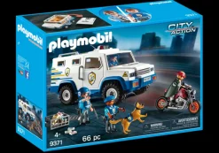 Jeux De Construction-Playmobil City Action Fourgon blindé avec convoyeurs de fonds