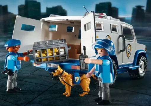 Jeux De Construction-Playmobil City Action Fourgon blindé avec convoyeurs de fonds