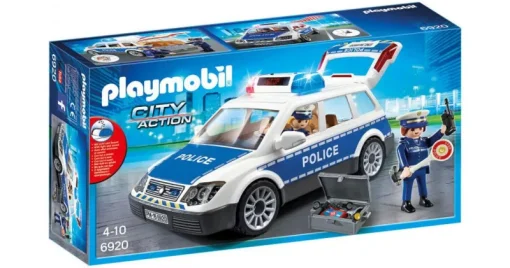 Jeux De Construction-Playmobil City Action Voiture De Policiers - 6920