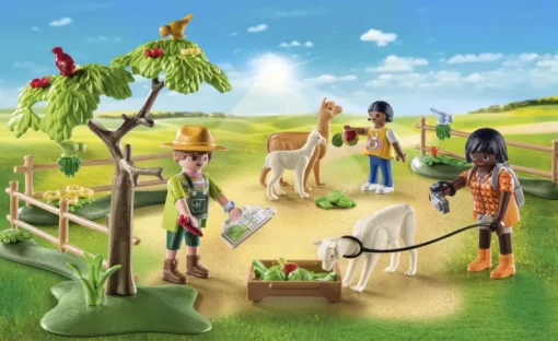 Jeux De Construction-Playmobil Country Randonneurs et alpagas - 71251