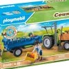 Jeux De Construction-Playmobil Country Tracteur avec remorque - 71249