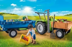 Jeux De Construction-Playmobil Country Tracteur avec remorque - 71249