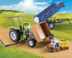 Jeux De Construction-Playmobil Country Tracteur avec remorque - 71249