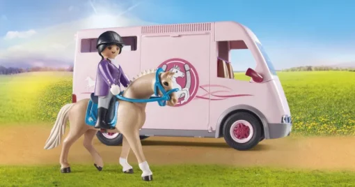 Jeux De Construction-Playmobil Country Van avec chevaux - 71237