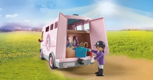Jeux De Construction-Playmobil Country Van avec chevaux - 71237