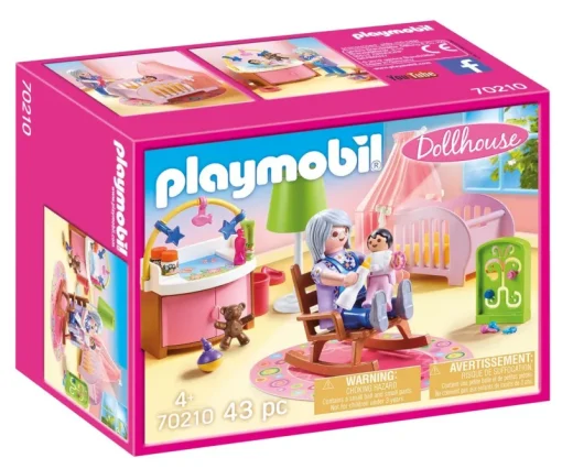 Jeux De Construction-Playmobil Dollhouse Chambre De Bébé - 70210