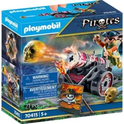 Jeux De Construction-Playmobil Pirates Canonnier Pirate - 70415