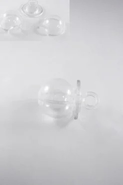 Dragées-Merkloos Plexi balle sucette 4,5 cm 10 pièces