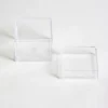 Dragées-Merkloos Plexi cube avec couvercle 5 cm