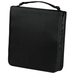 Cd-Hama Pochette du CD nylon noir 160 cd