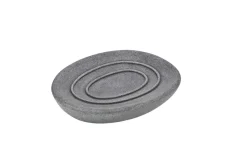Accessoires-Wenko Porte savon Pebble stone gris