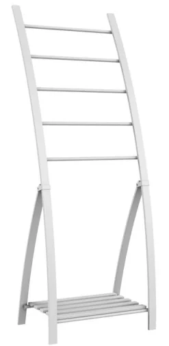 Porte-serviettes-Allibert Porte-serviettes 5 barres blanc mat