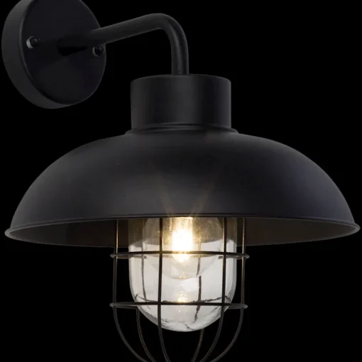 Éclairage Extérieur | Appliques Extérieur-Brilliant Portland lampe murale noir IP44 E27 40W