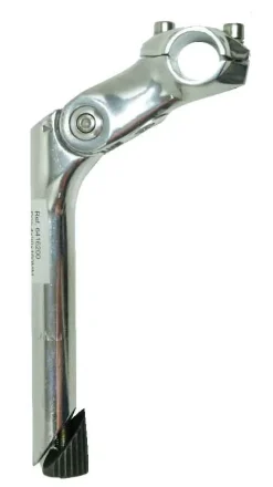 Accessoires Vélo-Maxxus Potence réglable alu argent Dia.25,4 mm / 180 mm / ext.90 mm